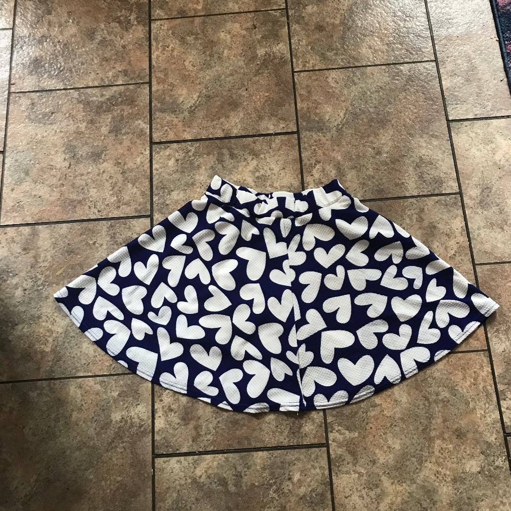 Patterned skater skirt